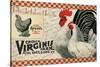 Checkered Chickens - Image 2-The Saturday Evening Post-Stretched Canvas