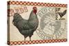 Checkered Chickens - Image 3-The Saturday Evening Post-Stretched Canvas