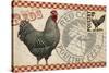 Checkered Chickens - Image 3-The Saturday Evening Post-Stretched Canvas