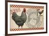 Checkered Chickens - Image 3-The Saturday Evening Post-Framed Giclee Print