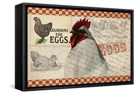 Checkered Chickens - Image 7-The Saturday Evening Post-Framed Stretched Canvas