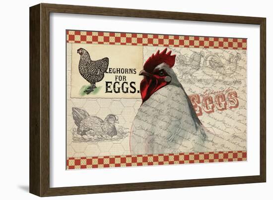 Checkered Chickens - Image 7-The Saturday Evening Post-Framed Giclee Print