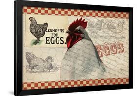 Checkered Chickens - Image 7-The Saturday Evening Post-Framed Giclee Print