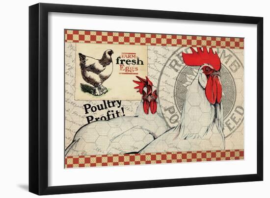 Checkered Chickens - Image 8-The Saturday Evening Post-Framed Giclee Print