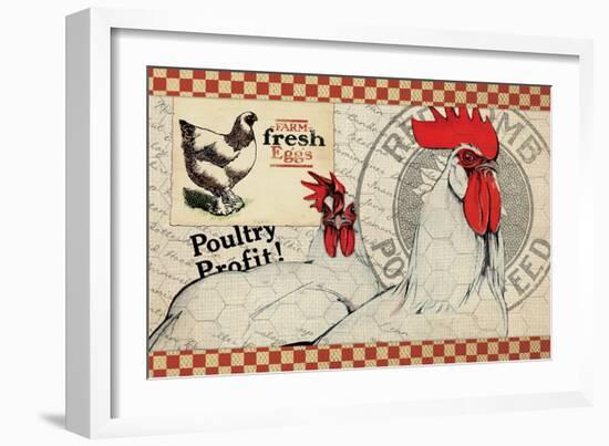 Checkered Chickens - Image 8-The Saturday Evening Post-Framed Giclee Print