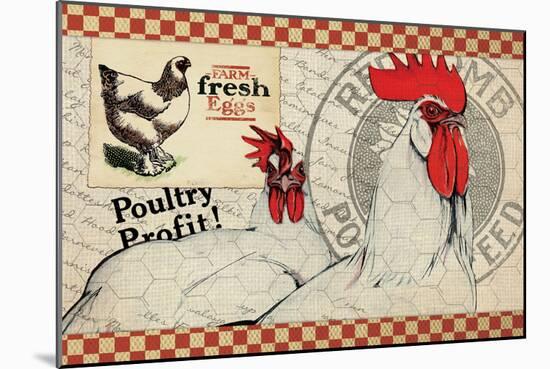 Checkered Chickens - Image 8-The Saturday Evening Post-Mounted Giclee Print