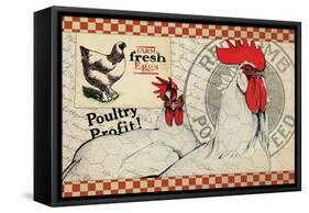 Checkered Chickens - Image 8-The Saturday Evening Post-Framed Stretched Canvas