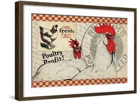 Checkered Chickens - Image 8-The Saturday Evening Post-Framed Giclee Print