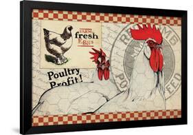 Checkered Chickens - Image 8-The Saturday Evening Post-Framed Giclee Print