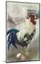 Checkered Past Rooster-Alma Lee-Mounted Art Print