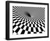 Checkered Texture 3D Background-ArchMan-Framed Art Print