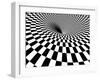 Checkered Texture 3D Background-ArchMan-Framed Art Print