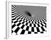 Checkered Texture 3D Background-ArchMan-Framed Art Print