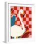 Checkers & the Great Egret-Uma Gokhale-Framed Photographic Print