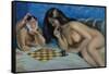 Checkers with a Monkey-Peter Driben-Framed Stretched Canvas