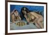 Checkers with a Monkey-Peter Driben-Framed Premium Giclee Print