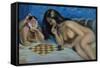 Checkers with a Monkey-Peter Driben-Framed Stretched Canvas