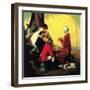 Checkers-Norman Rockwell-Framed Premium Giclee Print