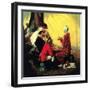 Checkers-Norman Rockwell-Framed Premium Giclee Print