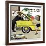 "Checking it Out", November 15, 1958-Kurt Ard-Framed Giclee Print