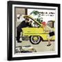 "Checking it Out", November 15, 1958-Kurt Ard-Framed Giclee Print