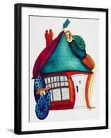 Checking New Home, 1992-Julie Nicholls-Framed Giclee Print