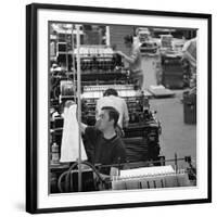 Checking Print, the White Rose Press, Mexborough, South Yorkshire, 1968-Michael Walters-Framed Photographic Print