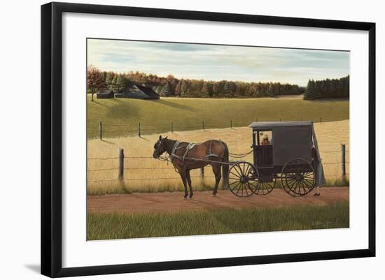 Checking the Pies-Kathleen Green-Framed Art Print