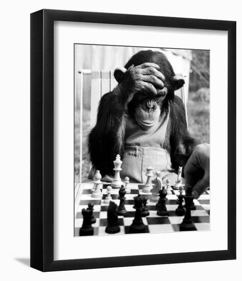 Checkmate-null-Framed Art Print