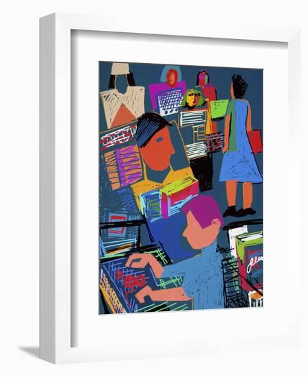 Checkout-Diana Ong-Framed Giclee Print