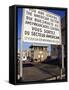 Checkpoint Charlie, Border Control, West Berlin, Berlin, Germany-Michael Jenner-Framed Stretched Canvas