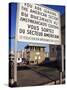 Checkpoint Charlie, Border Control, West Berlin, Berlin, Germany-Michael Jenner-Stretched Canvas