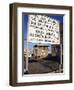 Checkpoint Charlie, Border Control, West Berlin, Berlin, Germany-Michael Jenner-Framed Photographic Print