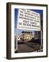 Checkpoint Charlie, Border Control, West Berlin, Berlin, Germany-Michael Jenner-Framed Photographic Print