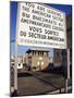 Checkpoint Charlie, Border Control, West Berlin, Berlin, Germany-Michael Jenner-Mounted Photographic Print