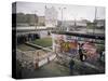 Checkpoint Charlie, Border Control, West Berlin, Berlin, Germany-Robert Francis-Stretched Canvas