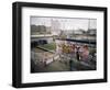 Checkpoint Charlie, Border Control, West Berlin, Berlin, Germany-Robert Francis-Framed Photographic Print