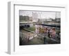 Checkpoint Charlie, Border Control, West Berlin, Berlin, Germany-Robert Francis-Framed Photographic Print