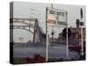 Checkpoint into East Berlin from Bornholmerstrasse, Taken in 1986, East Germany, Germany-Kim Hart-Stretched Canvas