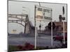 Checkpoint into East Berlin from Bornholmerstrasse, Taken in 1986, East Germany, Germany-Kim Hart-Mounted Photographic Print