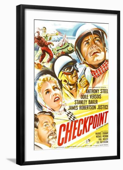 Checkpoint-null-Framed Art Print