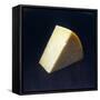 Cheddar Cheese Wedge-null-Framed Stretched Canvas