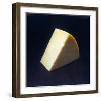 Cheddar Cheese Wedge-null-Framed Photographic Print