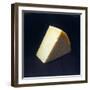 Cheddar Cheese Wedge-null-Framed Photographic Print