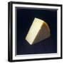 Cheddar Cheese Wedge-null-Framed Photographic Print