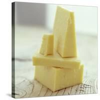 Cheddar Cheese-David Munns-Stretched Canvas