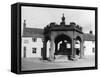 Cheddar Market Cross-Fred Musto-Framed Stretched Canvas