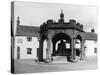 Cheddar Market Cross-Fred Musto-Stretched Canvas