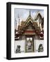 Chedi Rai Near Phra Rabieng Cloister. Wat Phra Chetuphon, (Wat Po), Bangkok, Thailand-J P De Manne-Framed Photographic Print