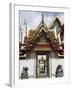 Chedi Rai Near Phra Rabieng Cloister. Wat Phra Chetuphon, (Wat Po), Bangkok, Thailand-J P De Manne-Framed Photographic Print